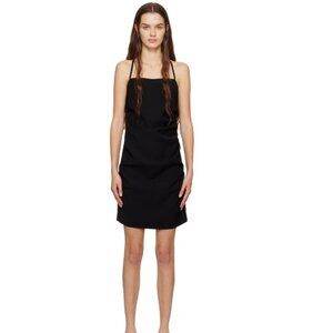 DRAE Black Criss-Crossing Minidress